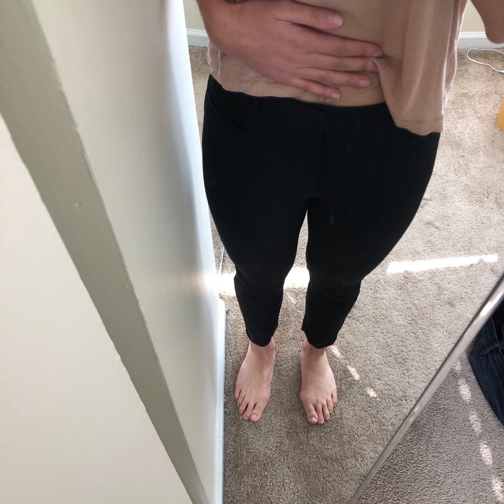 Sloan mid rise black pants